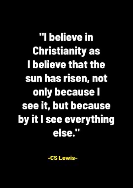 Lewis Quotes about Believe
