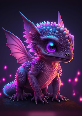 baby dragon neon
