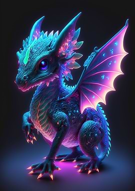 baby dragon neon