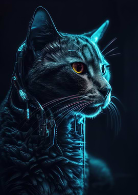 Cyberpunk Cat