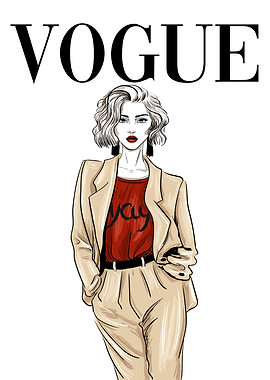 Vogue Cover Business Woman