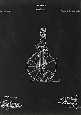 Velocipede patent