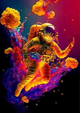 Colorful Astronaut