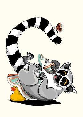 Ring Tailed Lemur Monkey