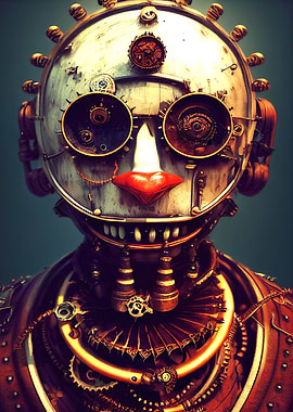 58 Steampunk Devil Clown