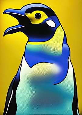 Pop Art Penguin 11