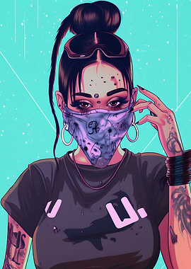 Tattooed Bandit Girl