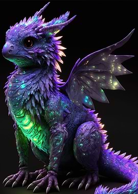 baby dragon neon