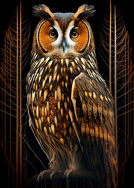 Long eared owl