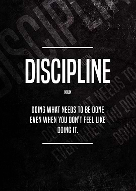 Discipline