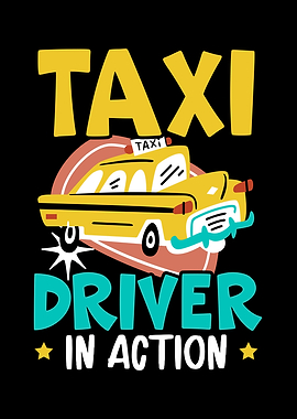 Taxi Driver In Action