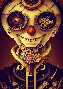 69 Steampunk Evil Clown