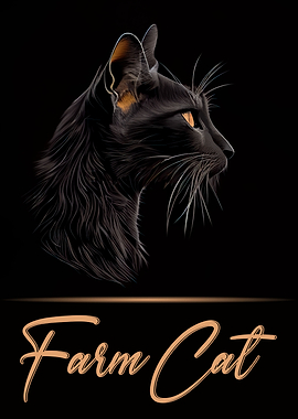 Elegant Farm Cat
