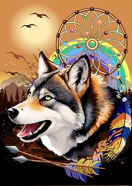 Wolf Native Animal Spirit