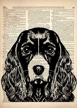Cocker DOG ILLUSTRATION