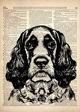 Cocker DOG ILLUSTRATION