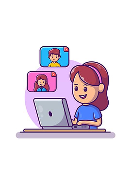 Cute Girl Video Call