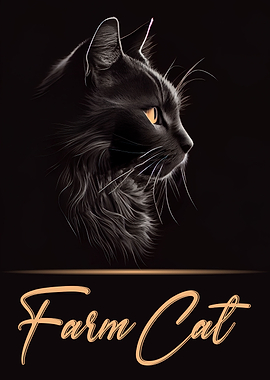 Elegant Farm Cat