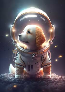 Astronaut Space Labrador