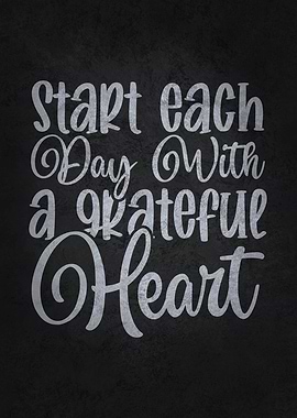 Start Each Day Grateful
