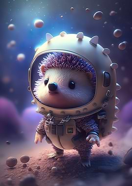 Astronaut Space Hedgehog