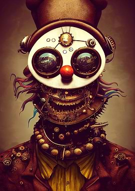 67 Steampunk Evil Clown