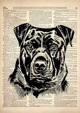 Rottweiler DOG art