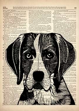 Dog ILLUSTRATION art
