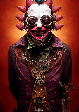 53 Steampunk Evil Clown