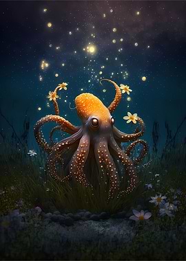 Fantasy world Octopus