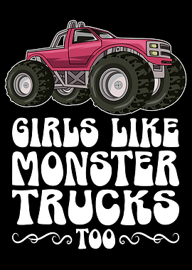 Pink Monster Truck