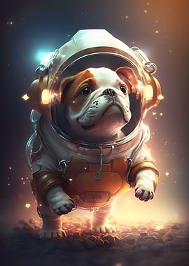 Astronaut Space Bulldog