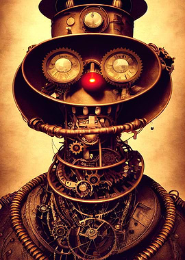 63 Steampunk Evil Clown