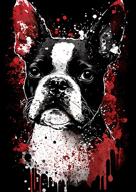 Boston Terrier Portrait