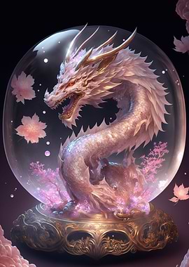 cherry blossom dragon