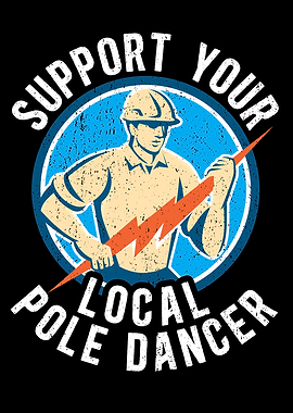 Funny Electrician Lineman