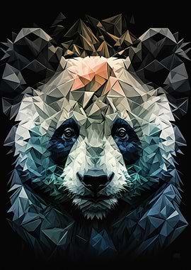 Abstract Geometric Panda