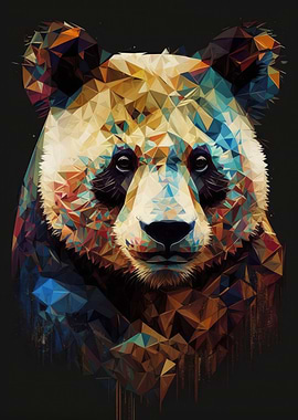 Abstract Geometric Panda