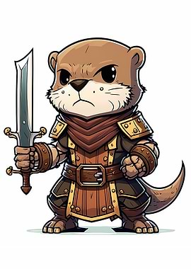 Otter Warrior Chibi