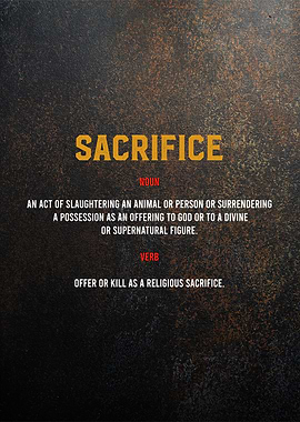 sacrifice