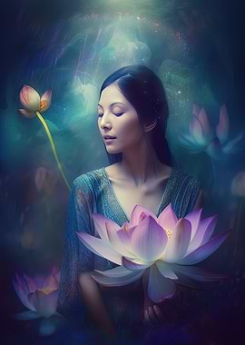 Tranquil Lotus Water