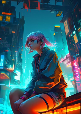 Cyberpunk Steampunk Neon