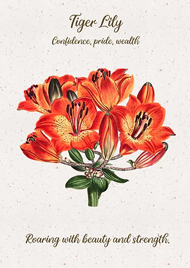 Tiger Lily Flower Language