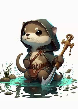 Otter Warrior Chibi