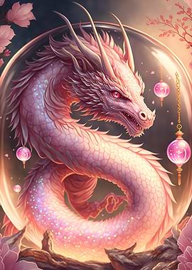 cherry blossom dragon