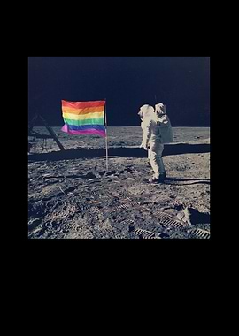 Moon Landing Gay Astronaut
