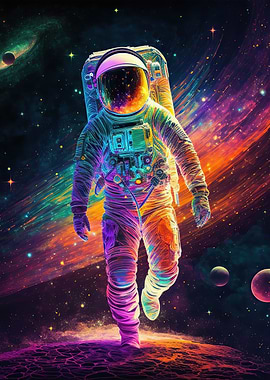 Astronaut in space