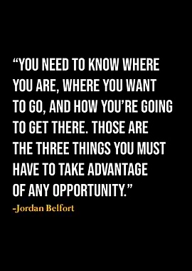 Jordan Belfort Quote