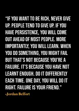 Jordan Belfort Quote