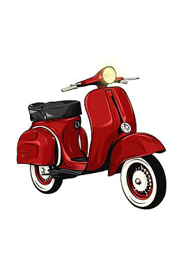 Red Vespa